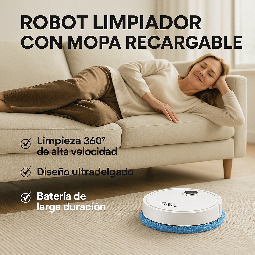 ROBOT CLEAN® Aspira y Trapea al Instante