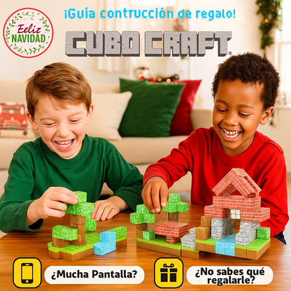 CUBO CRAFT™- El Poder de Crear Sin Pantallas.(75-150 y 225 Piezas)