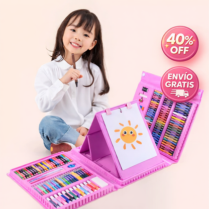 COLORART Set de Arte para  Niños -208 Piezas