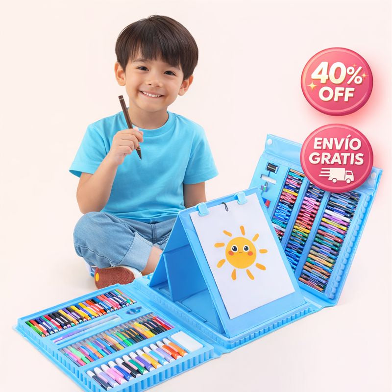 COLORART Set de Arte para  Niños -208 Piezas
