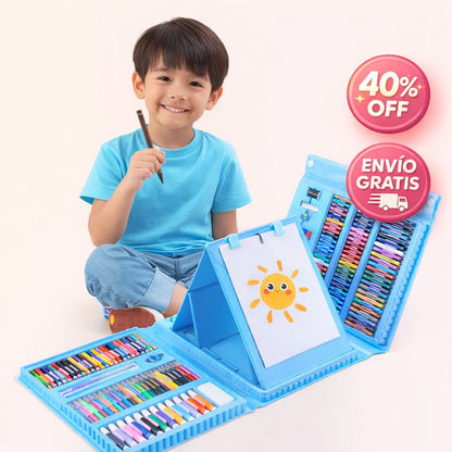 COLORART Set de Arte para  Niños -208 Piezas