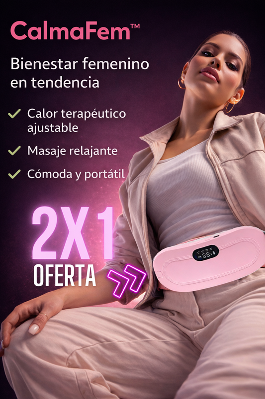 2X1 CALMA FEM™ Cinturón Térmico que Alivia Dolores Menstruales y Colicos