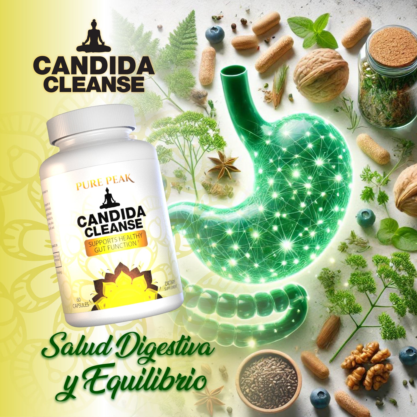 CANDIDA CLEANSE®  Detox y Limpieza Instestinal